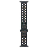 Apple Watch 7 45mm Kordon Yeni Seri 2023 KRD-02 Silikon Strap Kayış Krem