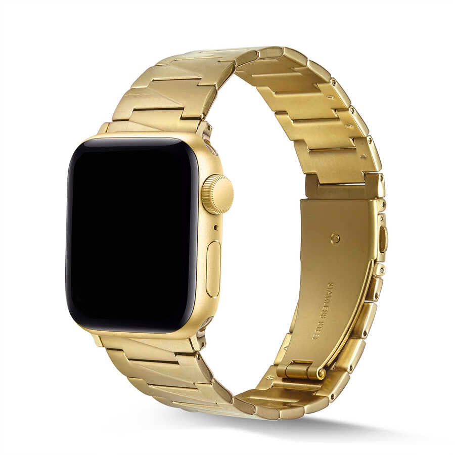 Apple Watch 7 45mm KRD-48 Metal Kordon Gold