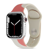 Apple Watch 7 45mm KRD-62 Silikon Kordon Rouge Powder