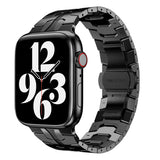 Apple Watch 7 45mm KRD-63 Metal Kordon Siyah