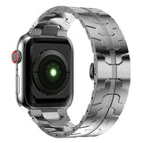 Apple Watch 7 45mm KRD-63 Metal Kordon Gümüş