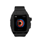 Apple Watch 7 45mm KRD-65 Kordon Beyaz-Siyah