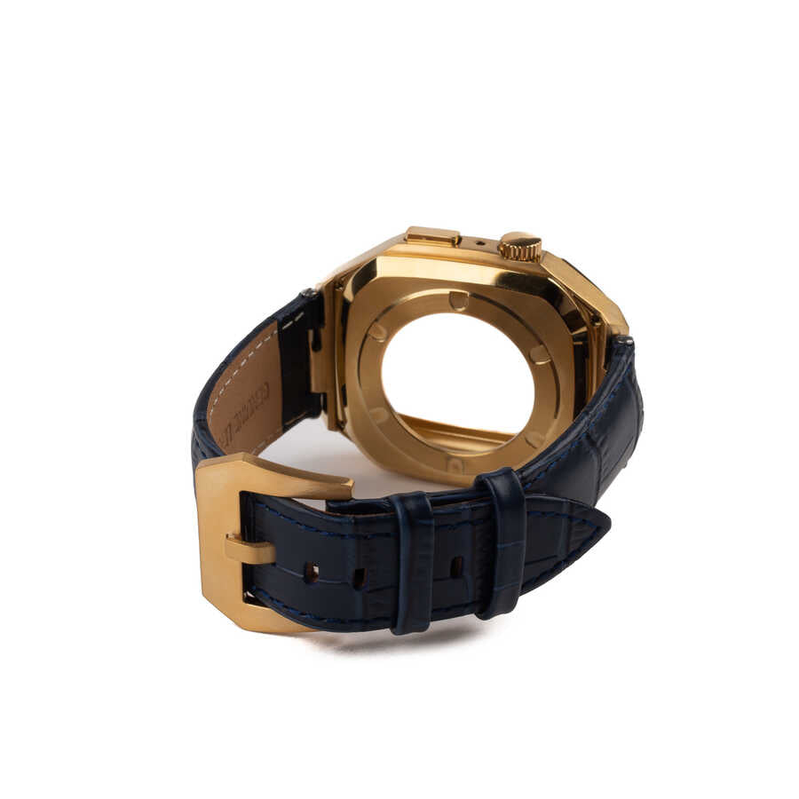 Apple Watch 7 45mm KRD-67 Kordon Beyaz-Gümüş