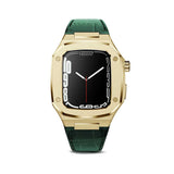 Apple Watch 7 45mm KRD-67 Kordon Yeşil-Gold