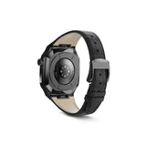 Apple Watch 7 45mm KRD-67 Kordon Siyah-Rose Gold