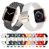 Apple Watch 7 45mm KRD-72 Silikon Kordon Pembe