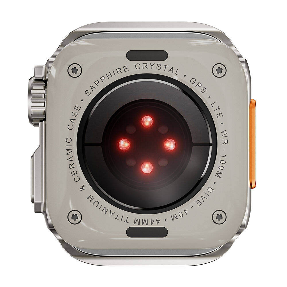 Apple Watch 7 45mm to Apple Watch Ultra 49mm Kasa Dönüştürücü Zore Watch Gard 33 Siyah