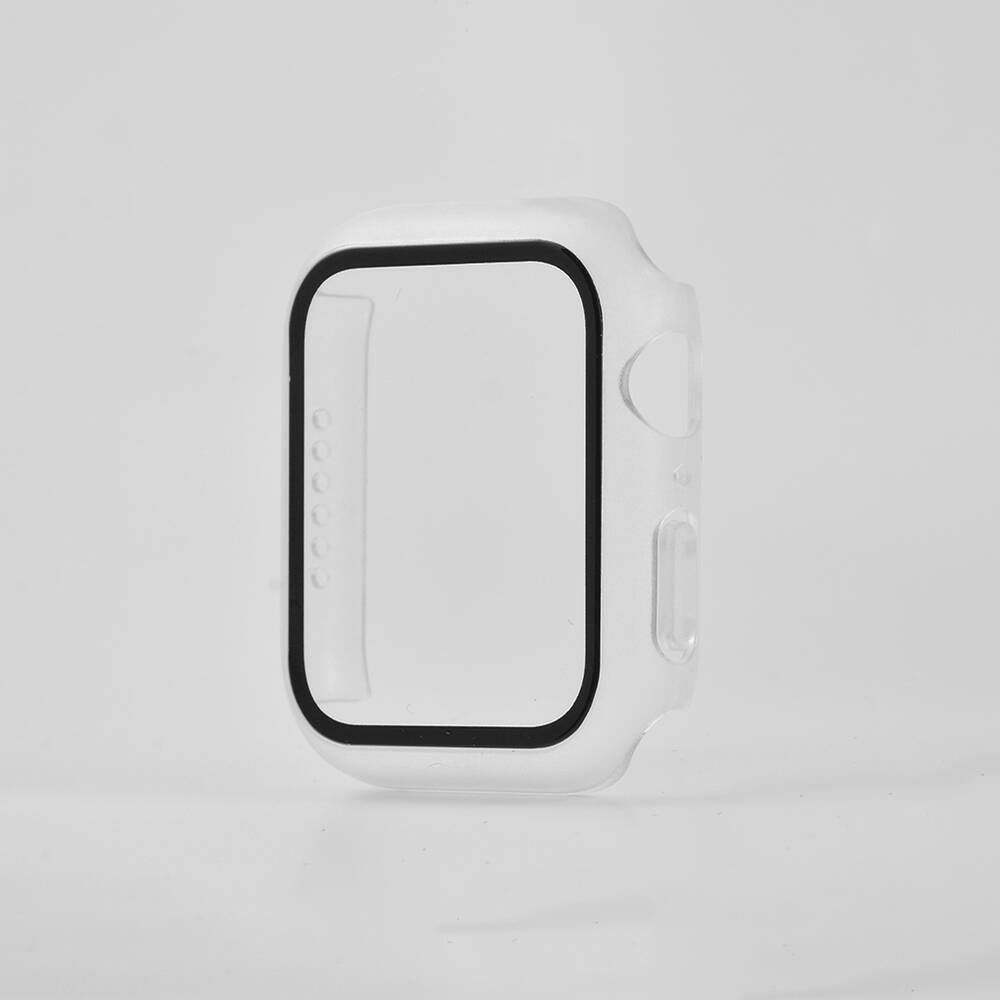 Apple Watch 7 45mm Zore 01 Kasa ve Ekran Koruyucu Şeffaf