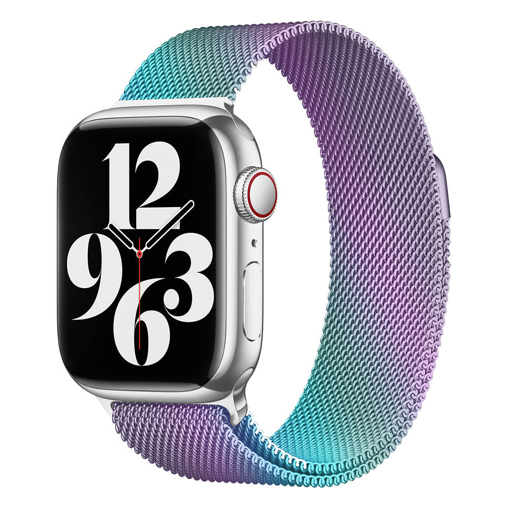 Apple Watch 7 45mm Zore Band-01 Metal Kordon Siyah
