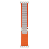 Apple Watch 7 45mm Zore Band-74 Hasır Kordon Turuncu-Starlight