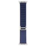 Apple Watch 7 45mm Zore Band-74 Hasır Kordon Lacivert