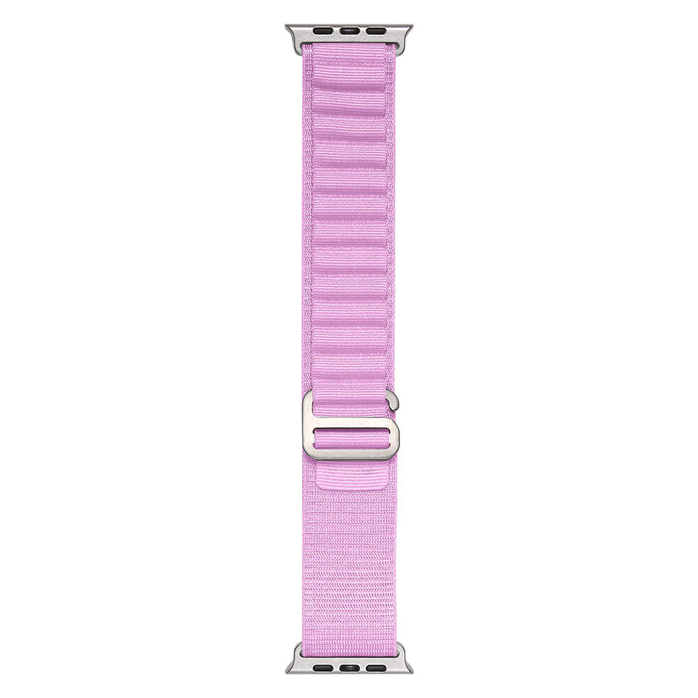 Apple Watch 7 45mm Zore Band-74 Hasır Kordon Lila