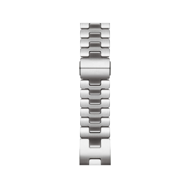 Apple Watch 7 45mm Zore KRD-125 Metal Kordon Strap Kayış Siyah