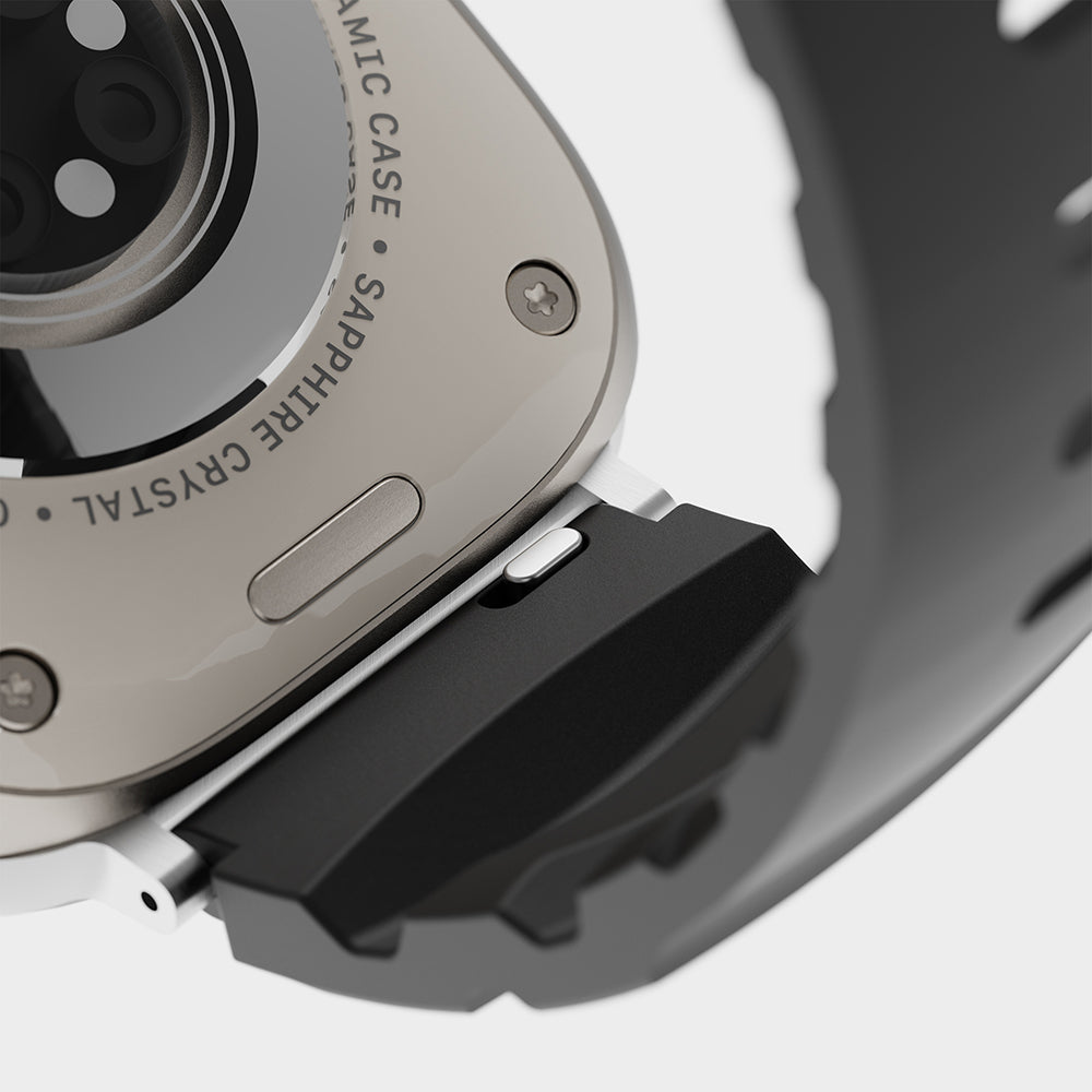 Apple Watch 7 45mm Zore KRD-143 Silikon Kordon Turuncu