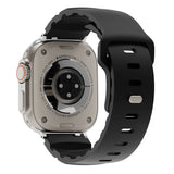 Apple Watch 7 45mm Zore KRD-143 Silikon Kordon Turuncu