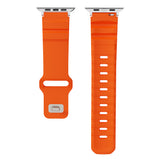 Apple Watch 7 45mm Zore KRD-143 Silikon Kordon Sarı
