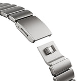 Apple Watch 7 45mm Zore KRD-152 Titanyum Silikon Kordon Siyah-Yeşil