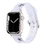 Apple Watch 7 45mm Zore KRD-156 Silikon Kordon Büyük Yıldız