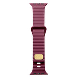 Apple Watch 7 45mm Zore KRD-73 Silikon Kordon Mürdüm