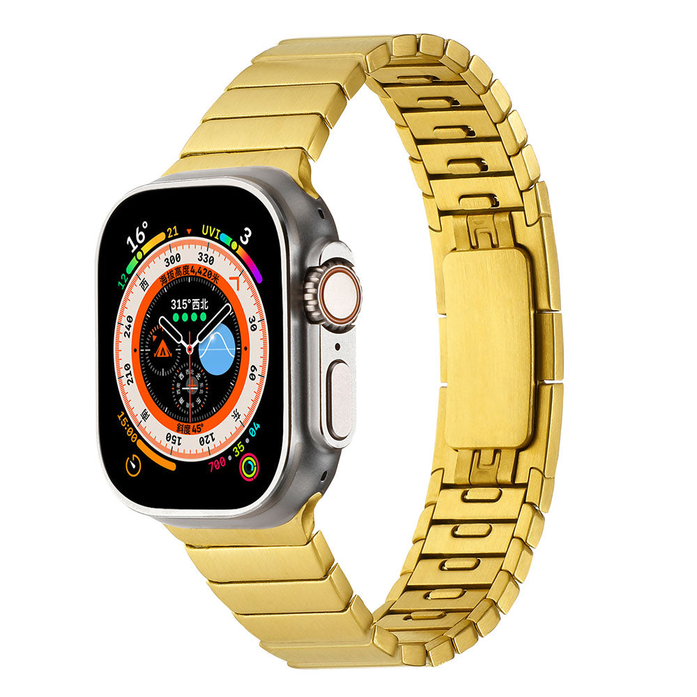 Apple Watch 7 45mm Zore KRD-82 Metal Kordon Siyah