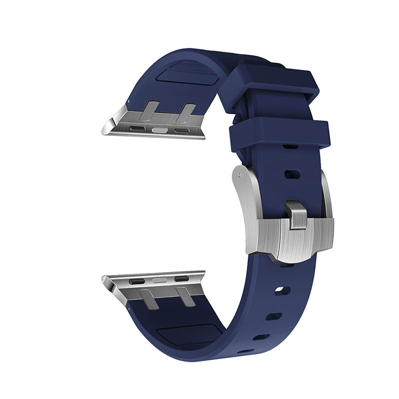 Apple Watch 7 45mm Zore KRD-89 Silikon Kordon Beyaz