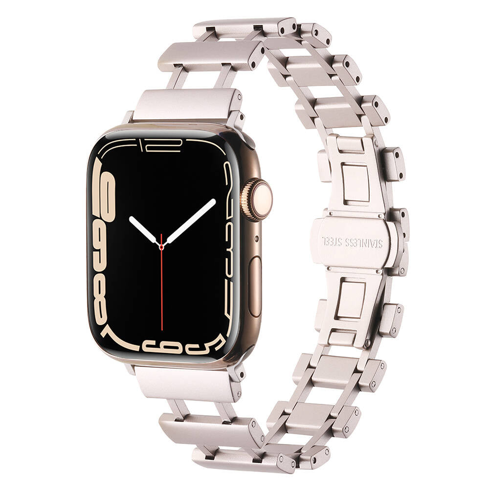 Apple Watch 7 45mm Zore KRD-96 Metal Kordon Rose Gold