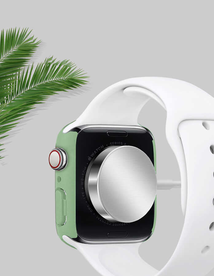 Apple Watch 7 45mm Zore Watch Gard 01 Ekran Koruyucu Beyaz