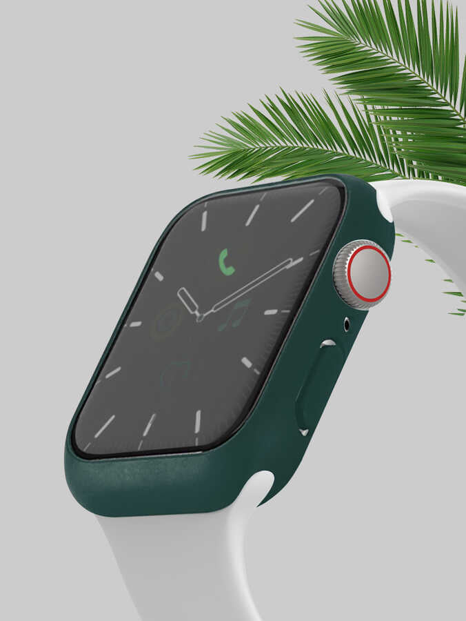 Apple Watch 7 45mm Zore Watch Gard 01 Ekran Koruyucu Gümüş
