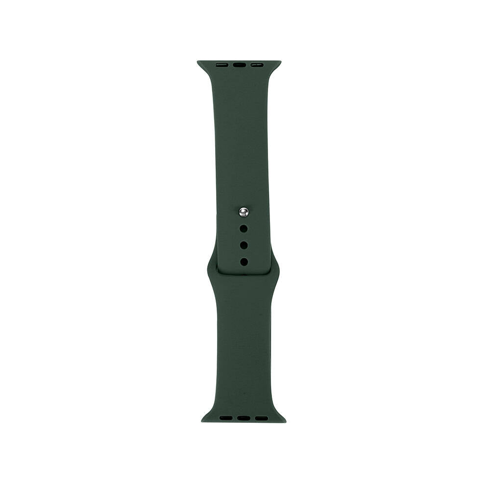 Apple Watch Ultra 49mm Band Serisi Klasik Kordon Silikon Strap Kayış Pine Yeşil