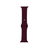 Apple Watch Ultra 49mm Band Serisi Klasik Kordon Silikon Strap Kayış Red Wine
