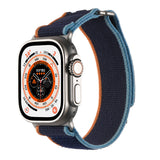Apple Watch Ultra 49mm Hasır Kordon Zore KRD-106 Strap Kayış Lacivert