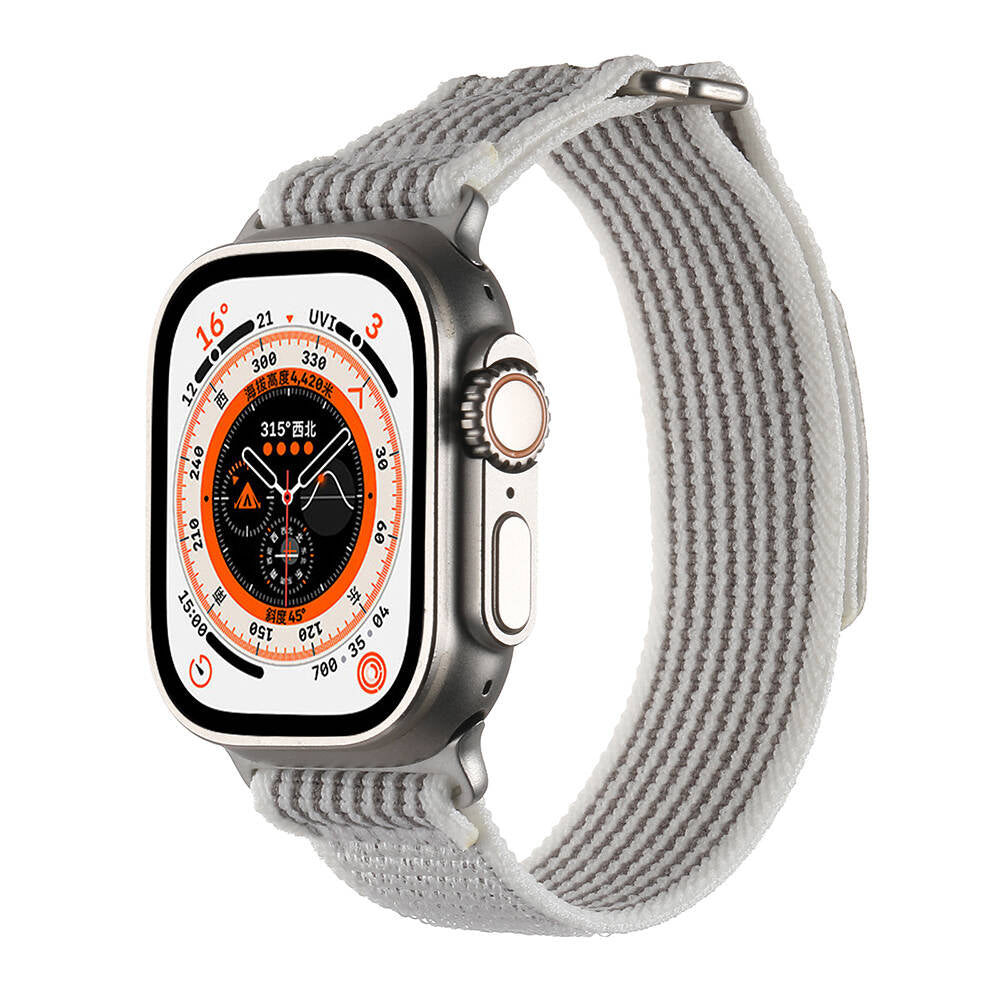 Apple Watch Ultra 49mm Hasır Kordon Zore KRD-106 Strap Kayış Lacivert