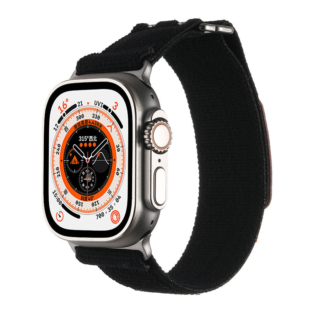 Apple Watch Ultra 49mm Hasır Kordon Zore KRD-106 Strap Kayış Lacivert