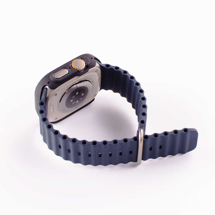 Apple Watch Ultra 49mm Kasa ve Ekran Koruyucu Zore Watch Gard 20 Siyah