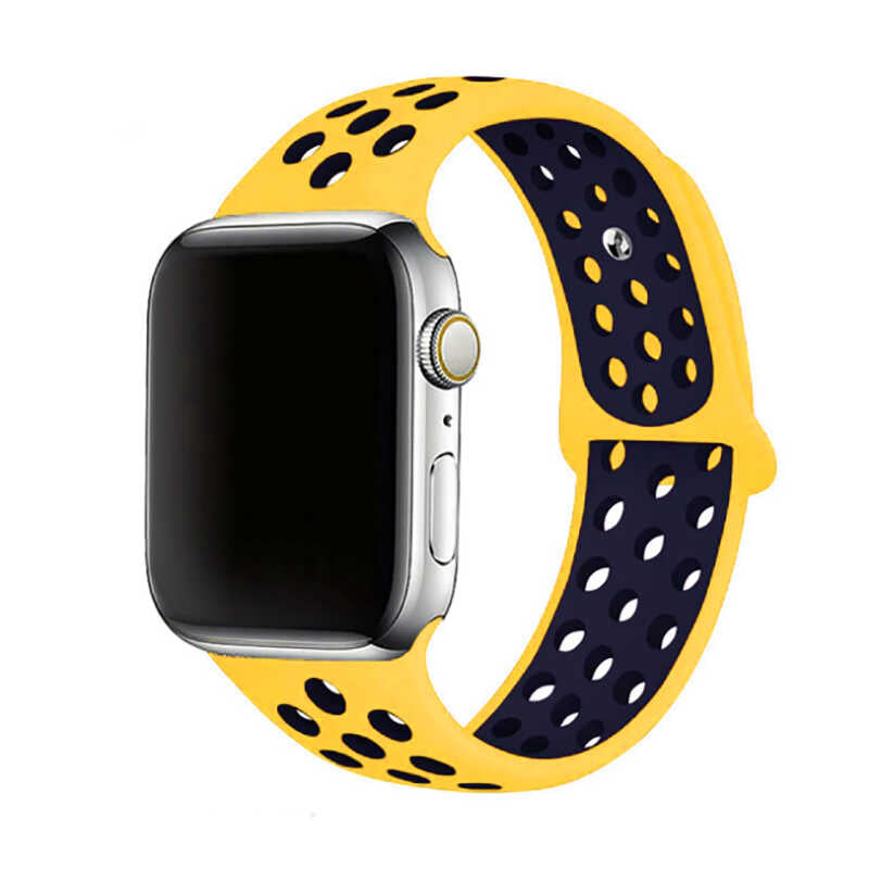 Apple Watch Ultra 49mm Kordon KRD-02 Silikon Strap Kayış NO37