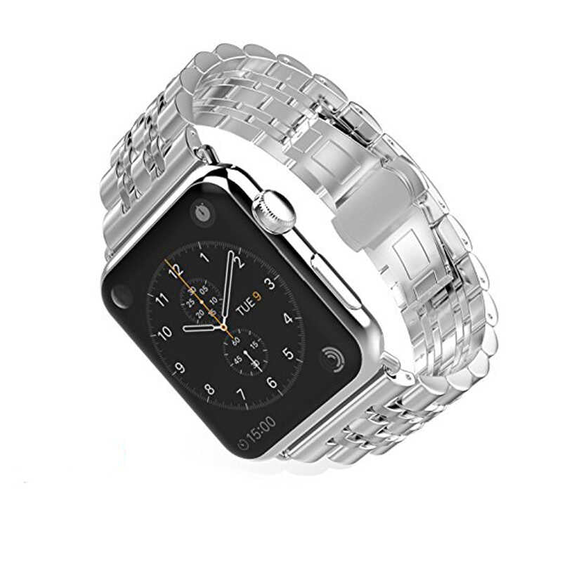 Apple Watch Ultra 49mm Kordon KRD-14 Metal Strap Kayış Siyah