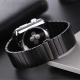 Apple Watch Ultra 49mm Kordon KRD-16 Seramik Strap Kayış Siyah