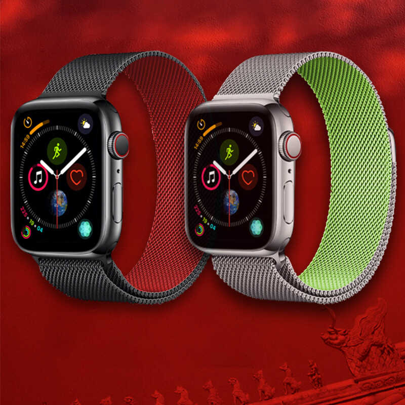 Apple Watch Ultra 49mm Kordon KRD-22 Metal Strap Kayış NO2