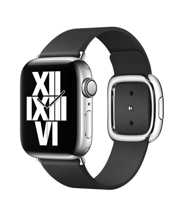 Apple Watch Ultra 49mm Kordon KRD-42 Deri Strap Kayış Siyah