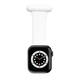Apple Watch Ultra 49mm Kordon KRD-44 Silikon Strap Kayış Beyaz