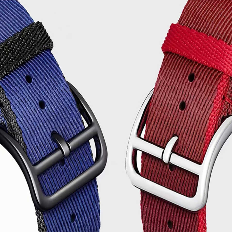 Apple Watch Ultra 49mm Kordon KRD-51 Hasır Strap Kayış NO3