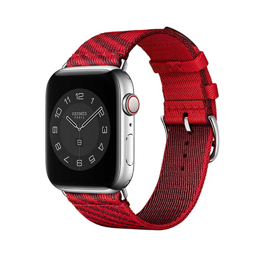 Apple Watch Ultra 49mm Kordon KRD-51 Hasır Strap Kayış NO3