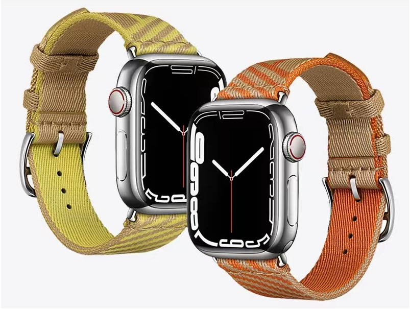 Apple Watch Ultra 49mm Kordon KRD-51 Hasır Strap Kayış NO3