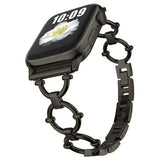 Apple Watch Ultra 49mm Kordon KRD-56 Metal Strap Kayış Siyah
