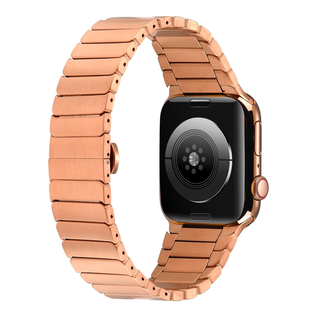 Apple Watch Ultra 49mm Kordon KRD-79 Metal Strap Kayış Gold