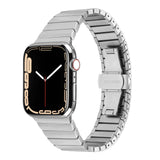 Apple Watch Ultra 49mm Kordon KRD-79 Metal Strap Kayış Rose Gold