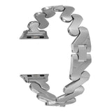 Apple Watch Ultra 49mm Kordon KRD-80 Metal Strap Kayış Gümüş