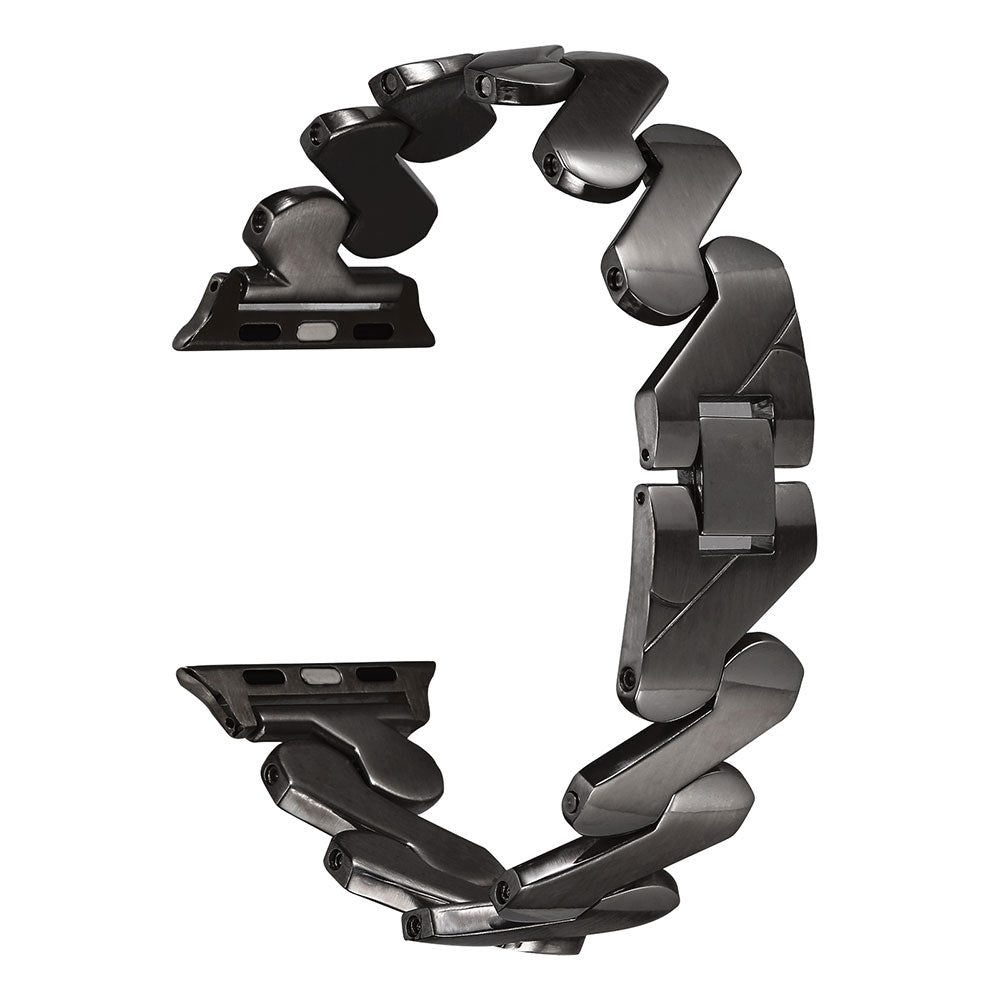 Apple Watch Ultra 49mm Kordon KRD-80 Metal Strap Kayış Gümüş