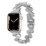 Apple Watch Ultra 49mm Kordon KRD-80 Metal Strap Kayış Gümüş