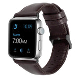 Apple Watch Ultra 49mm Kordon Luxury Leather Deri Strap Kayış NO1